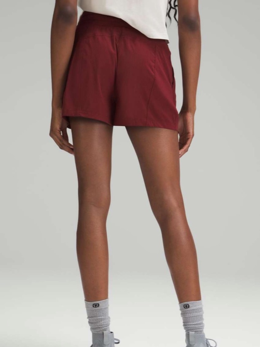 Lululemon Dance Studio High-Rise Short 3.5" Red Merlot 2 - Picture 2 of 10